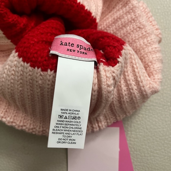 NWT - Kate Spade Front Bow Beanie - Picture 3 of 3